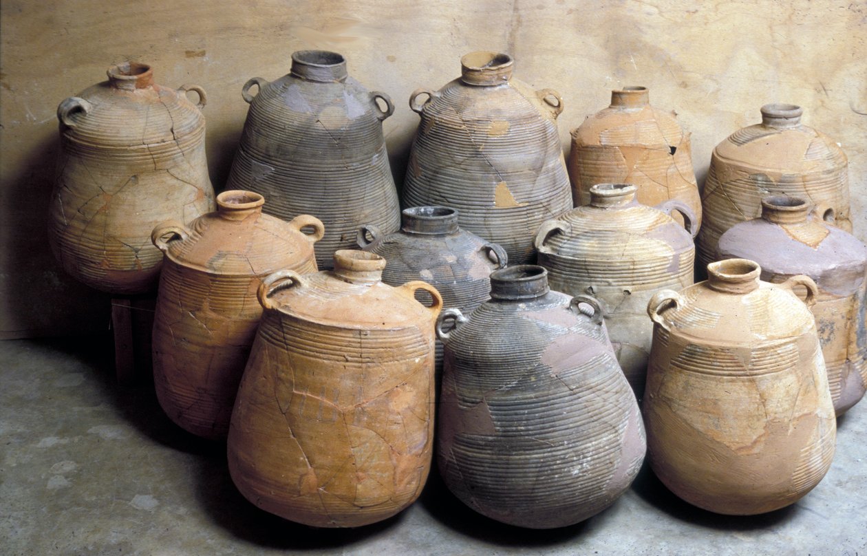 Nagy tárolóedények Jeruzsálemből (terrakotta) alkotó: Roman