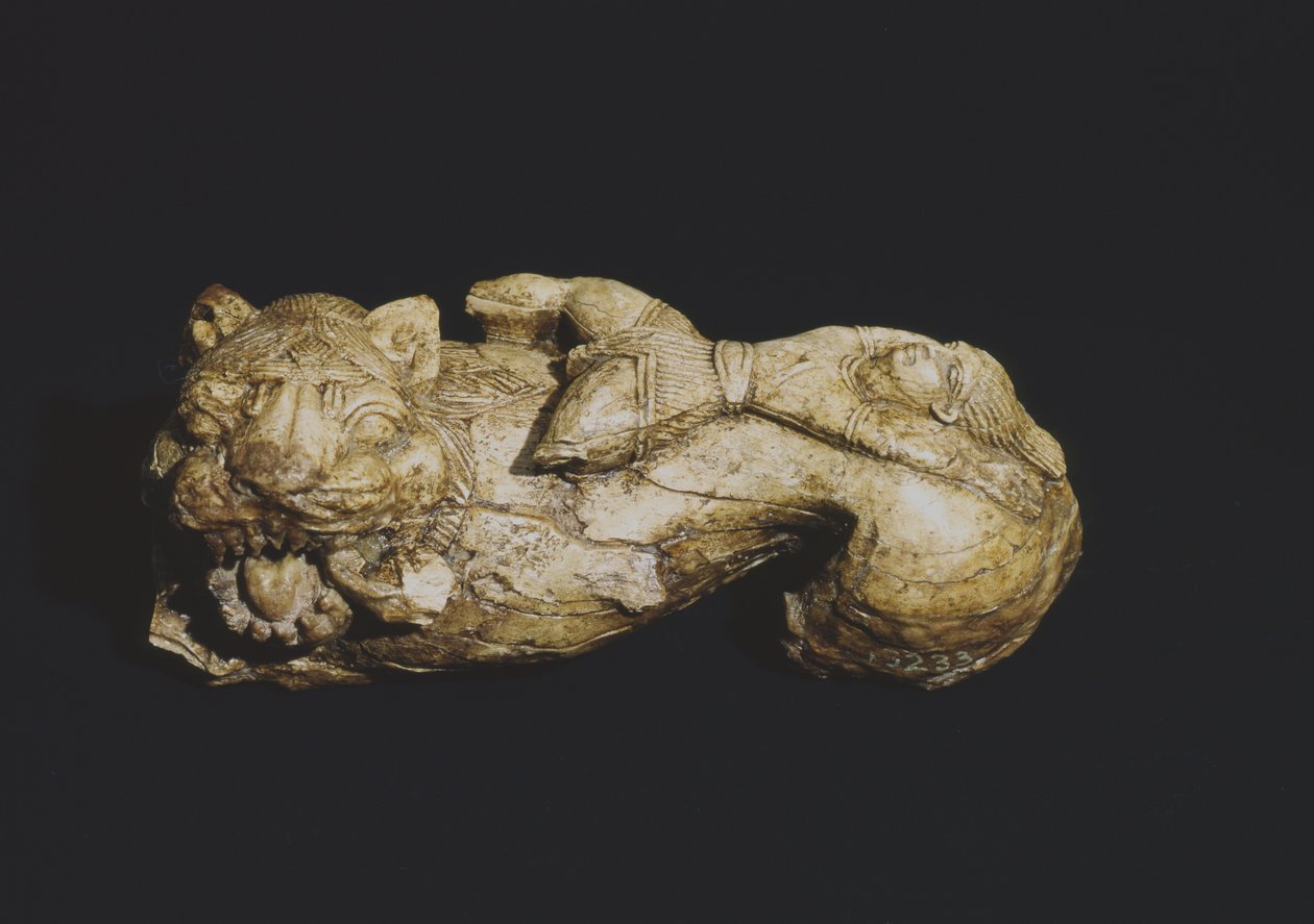 Oroszlán és ember, Bernardini di Palestrina sírjából alkotó: Roman
