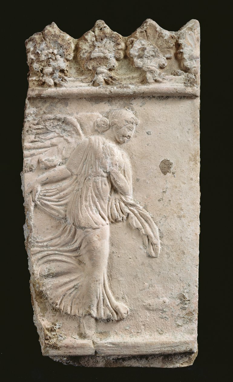 Táncoló Nike, a Campana plakett töredéke, Kr. u. 1-2. sz. alkotó: Roman