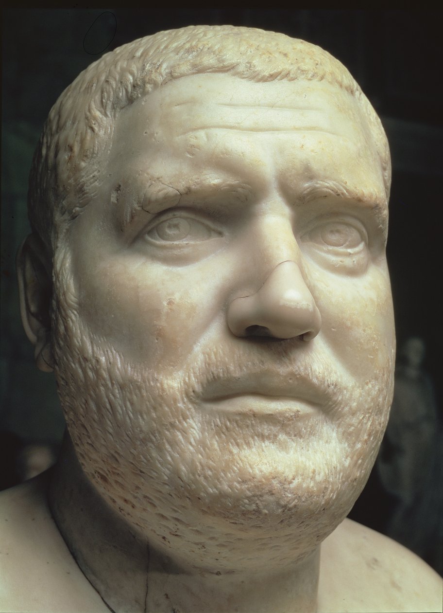 Balbinus portréja (megh. 238) (márvány) alkotó: Roman
