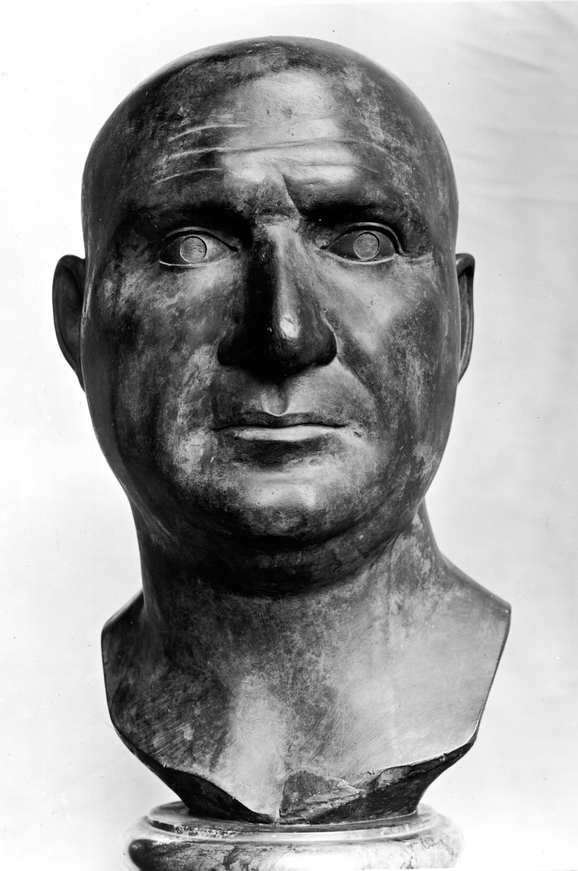 Scipio Africanus (i.e. 237-183) portréja (bronz) alkotó: Roman