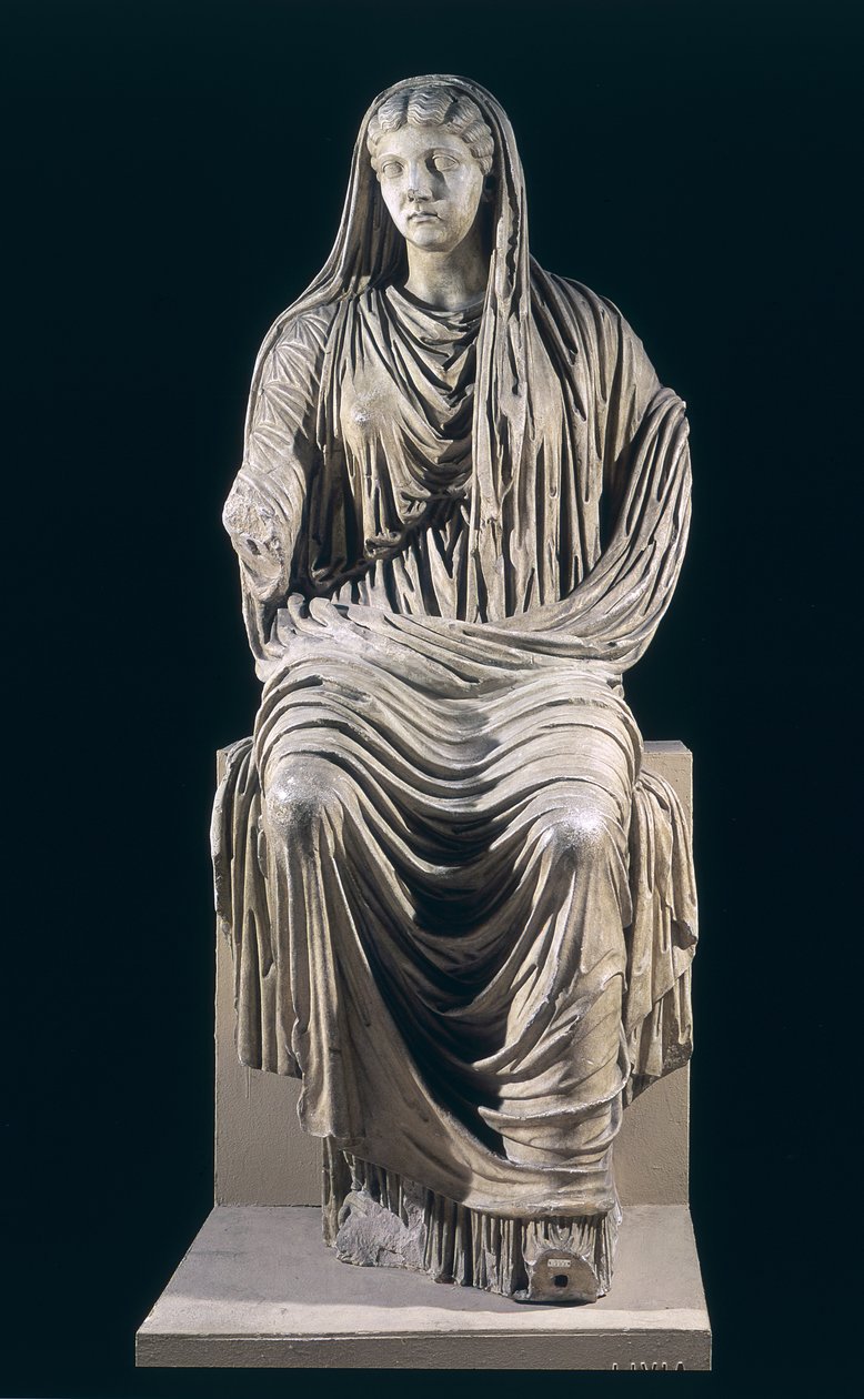 Lívia posztumusz szobra (Kr. e. 58-i.sz. 29) Velleiából alkotó: Roman