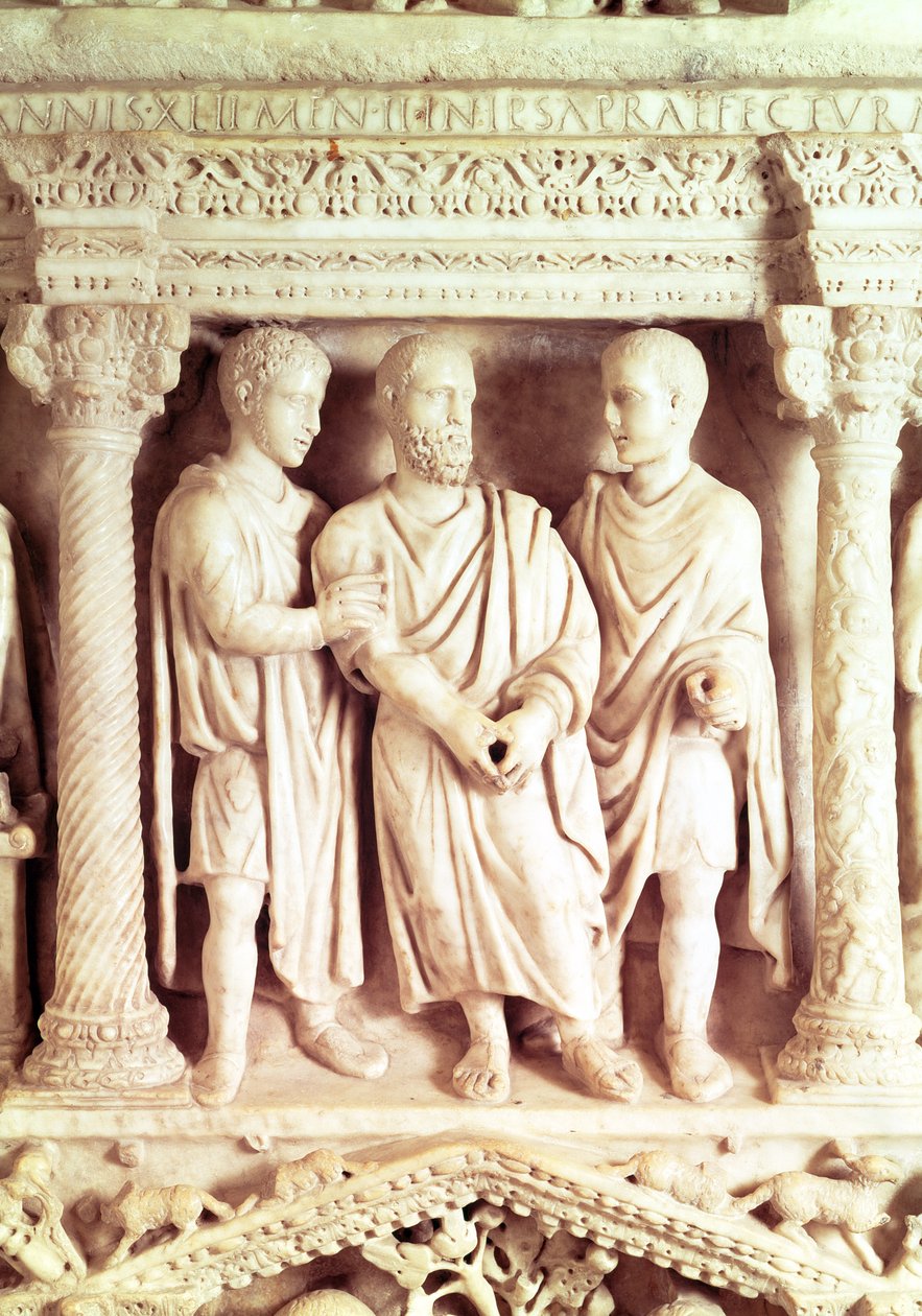 Giunio Basso szarkofágja, 4. század (márvány) alkotó: Roman
