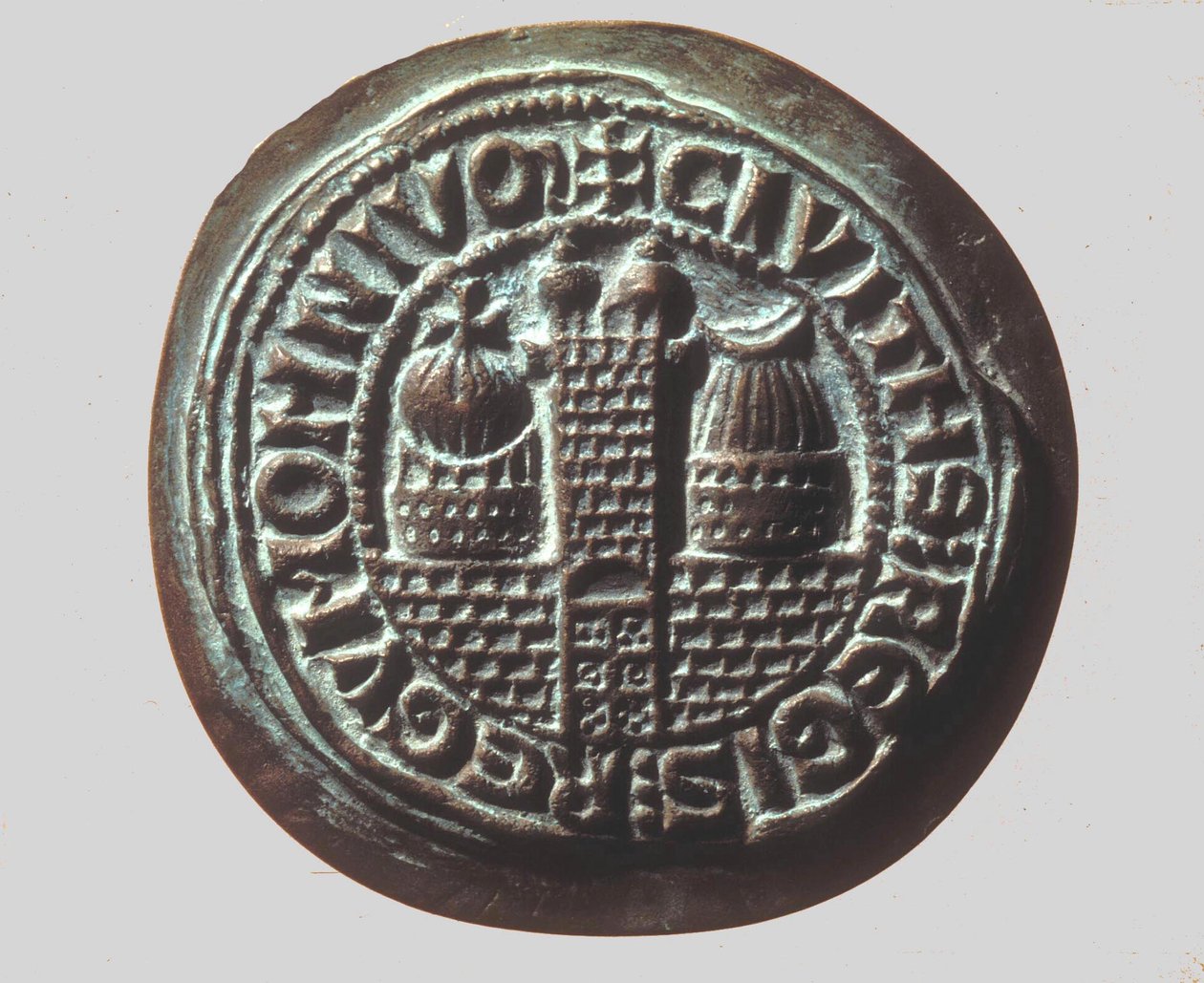 A keresztes jeruzsálemi király pecsétje (bronz) alkotó: Roman