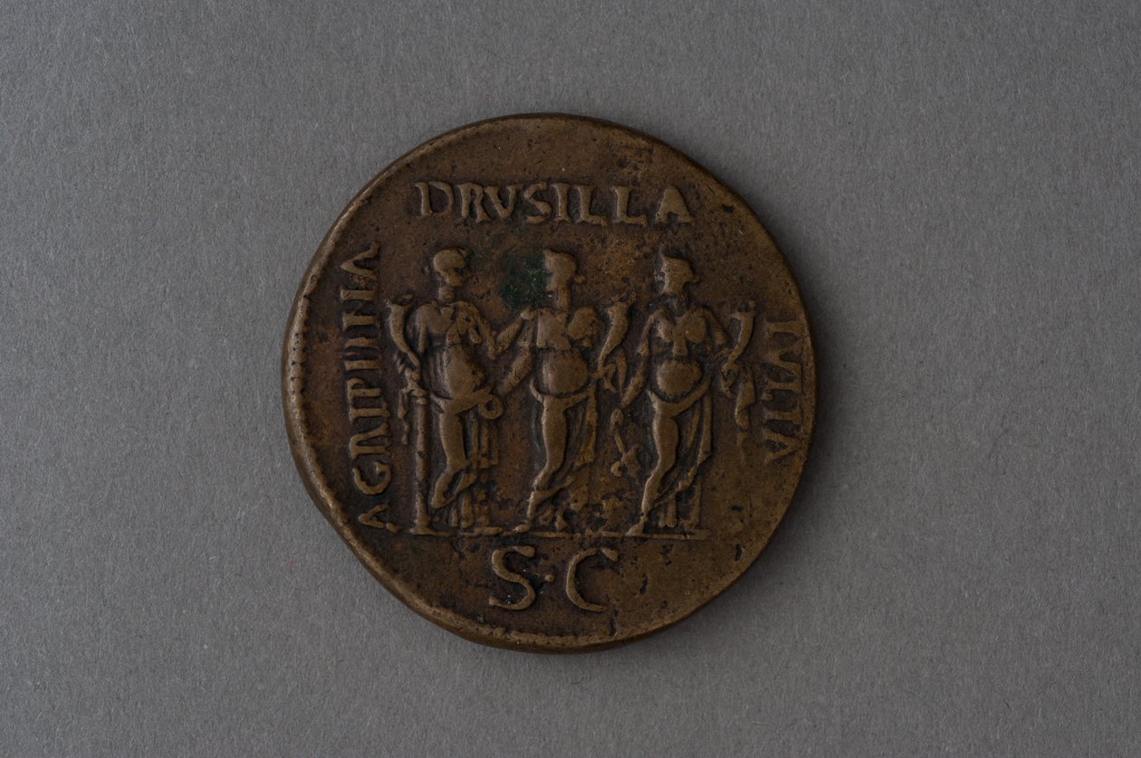 Kaligulai Sestertius (bronz) alkotó: Roman