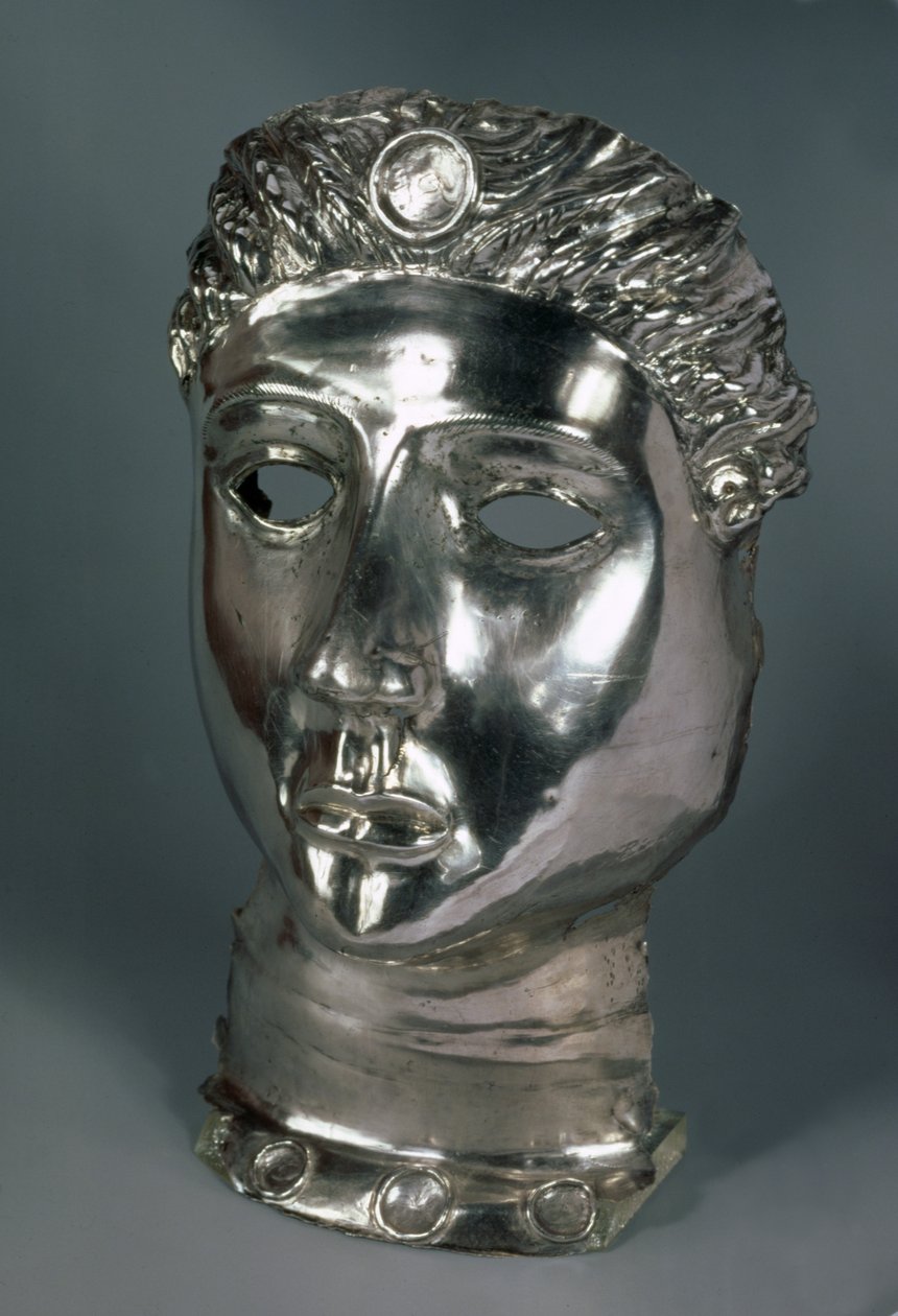 Ezüst maszk, római, Kr.u. 3. század 1. fele (ezüst) alkotó: Roman