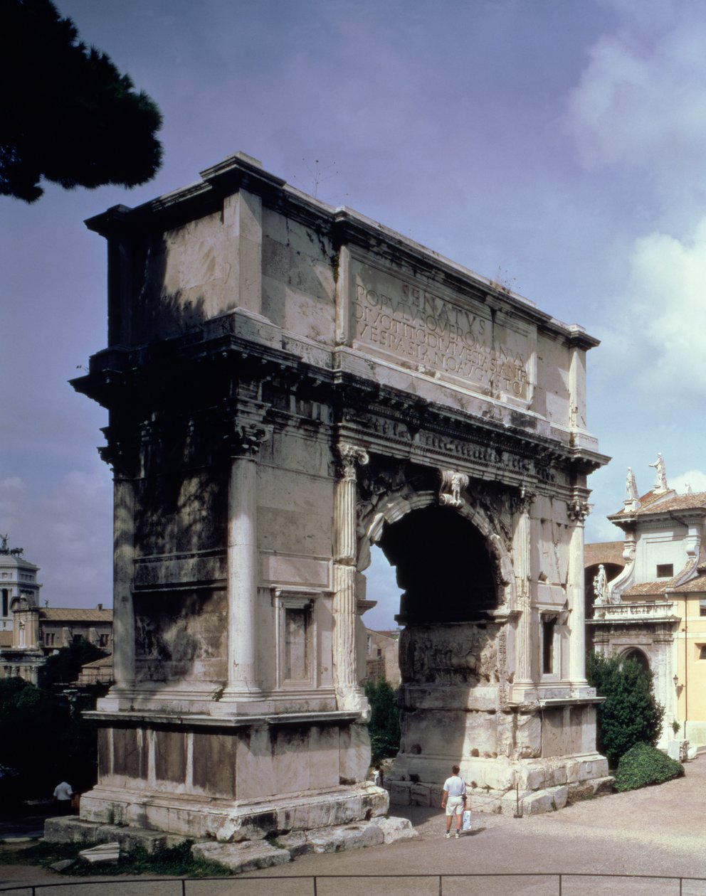 Titus boltíve, Jeruzsálem császár általi kifosztásának emlékére i.sz. 70-ben, i.sz. 81-ben alkotó: Roman