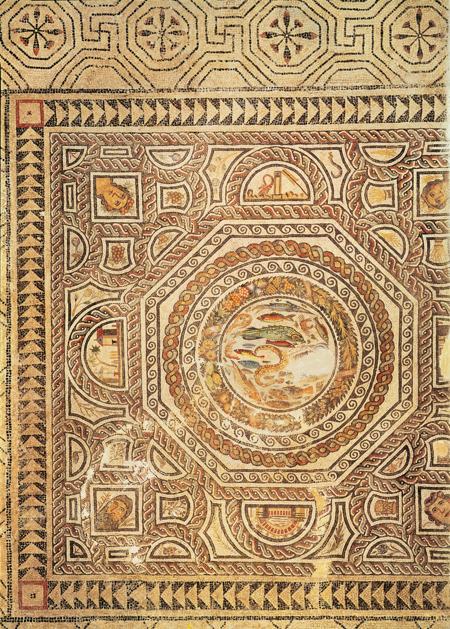 A négy évszak, a Vega Bajáról (mozaik) alkotó: Roman