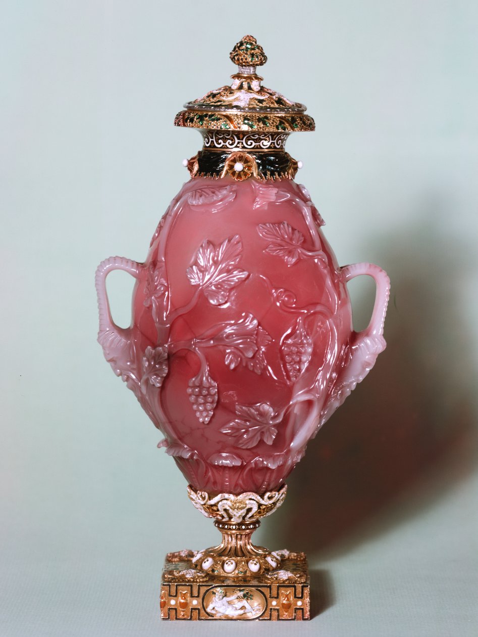 A Waddesdon „Cellini” váza, késő római, kb. i.sz. 400 (faragott achát) alkotó: Roman