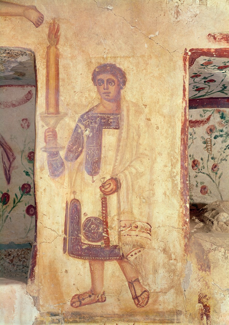 Fáklyahordozó, Aelia Arisuth sírjából alkotó: Roman