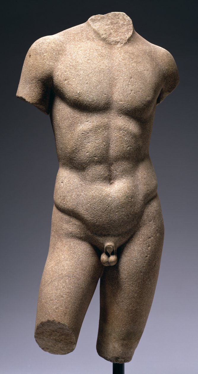 Egy meztelen fiatalság torzója (márvány) (lásd még: 158546) alkotó: Roman