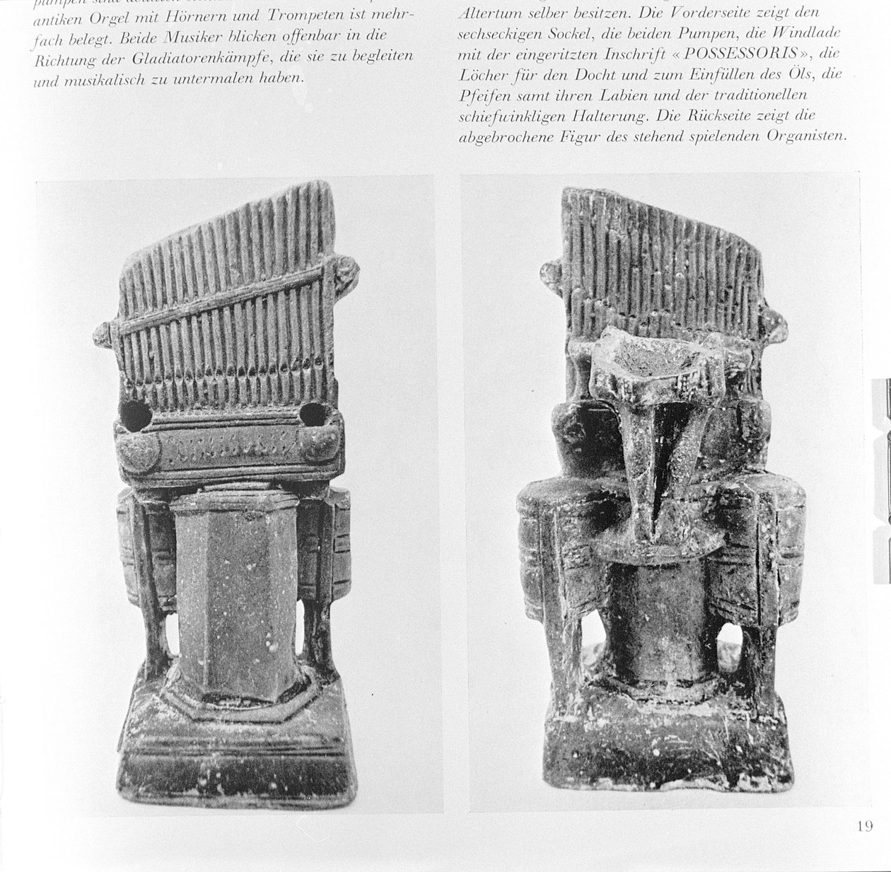 Két szerv (terrakotta) alkotó: Roman