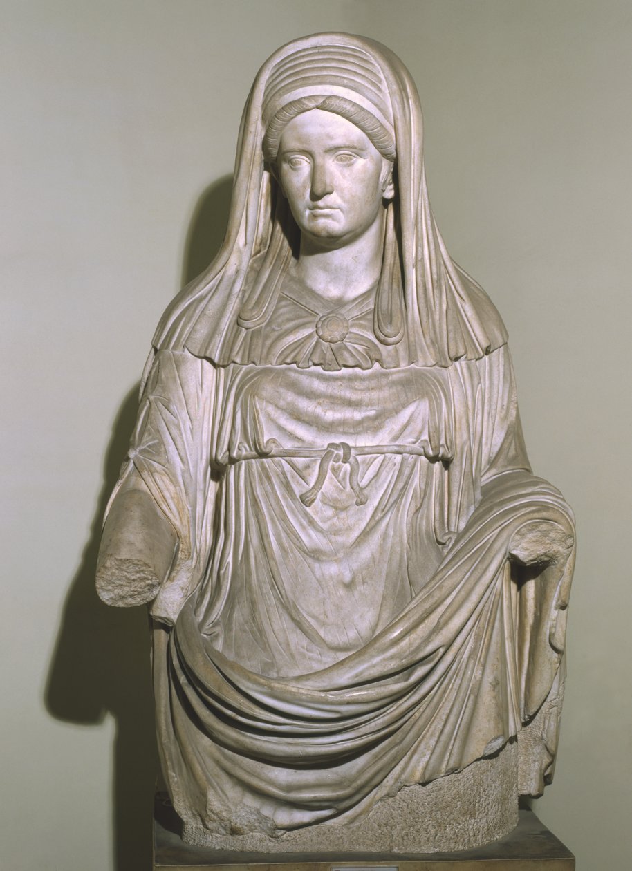 Vestale Massima (márvány) alkotó: Roman