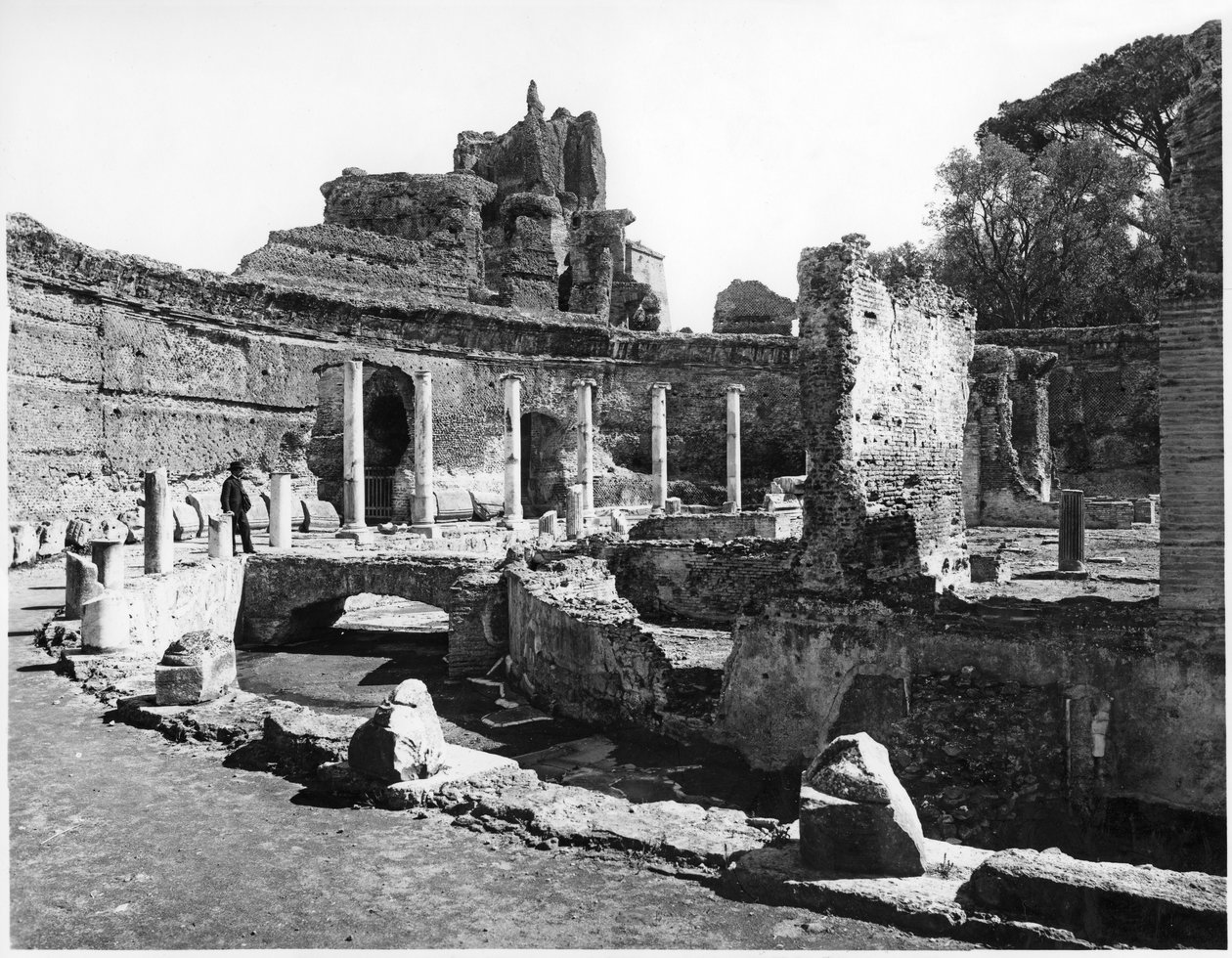 Kilátás a Nymphaeumra, i.sz. 125-135 alkotó: Roman