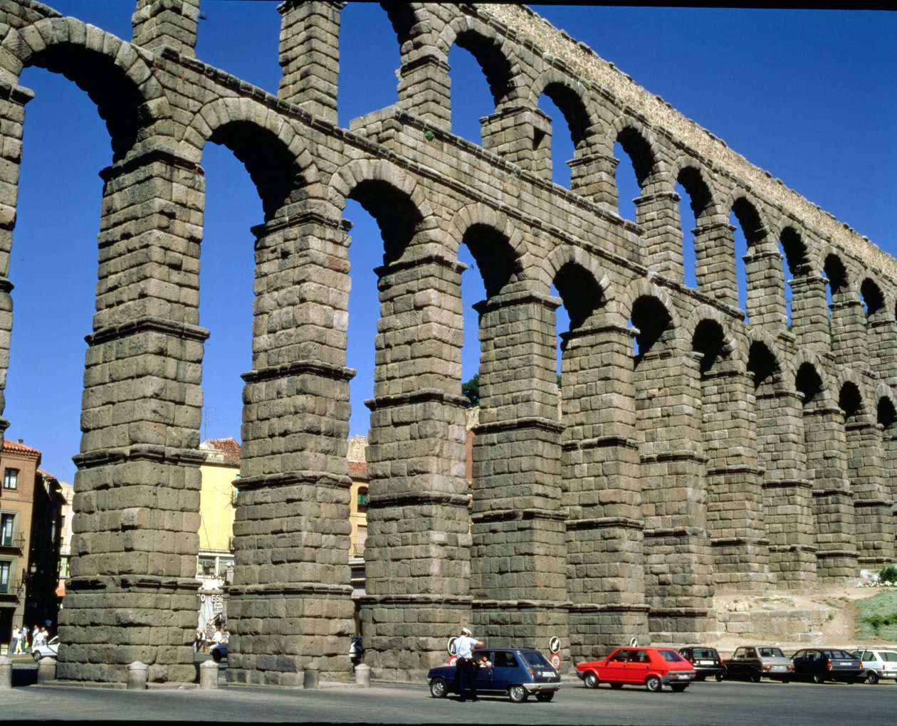 Kilátás a római vízvezetékre alkotó: Roman