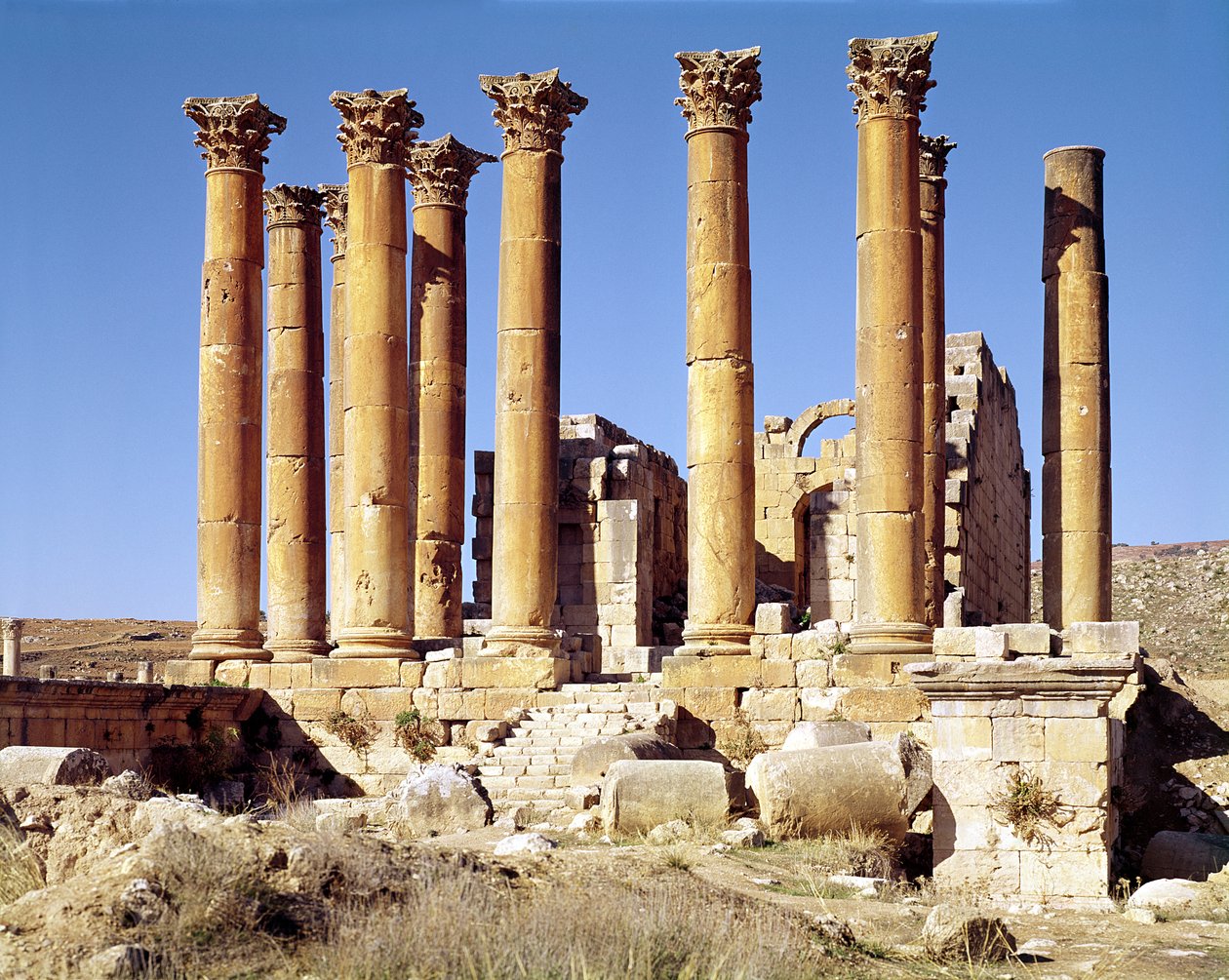 Kilátás az i.sz. 386 körül épült Artemisz-templomra alkotó: Roman