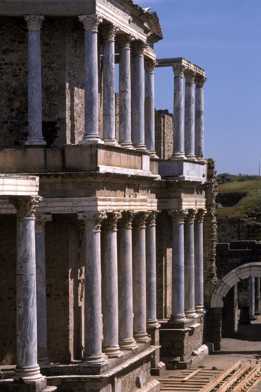 Kilátás a színházra, Kr.e. 24-ben kezdődött alkotó: Roman