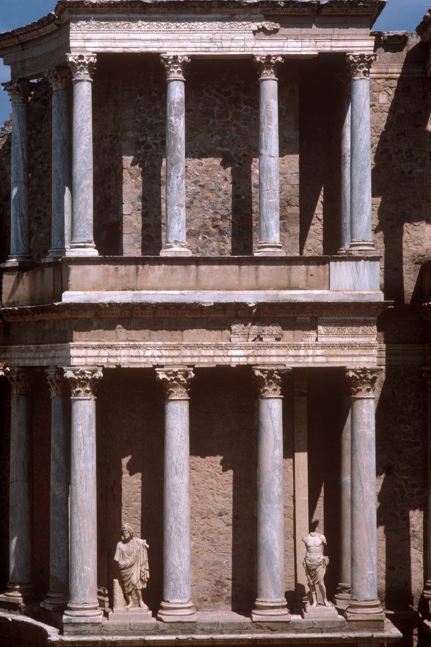 Kilátás a színházra, Kr.e. 24-ben kezdődött alkotó: Roman