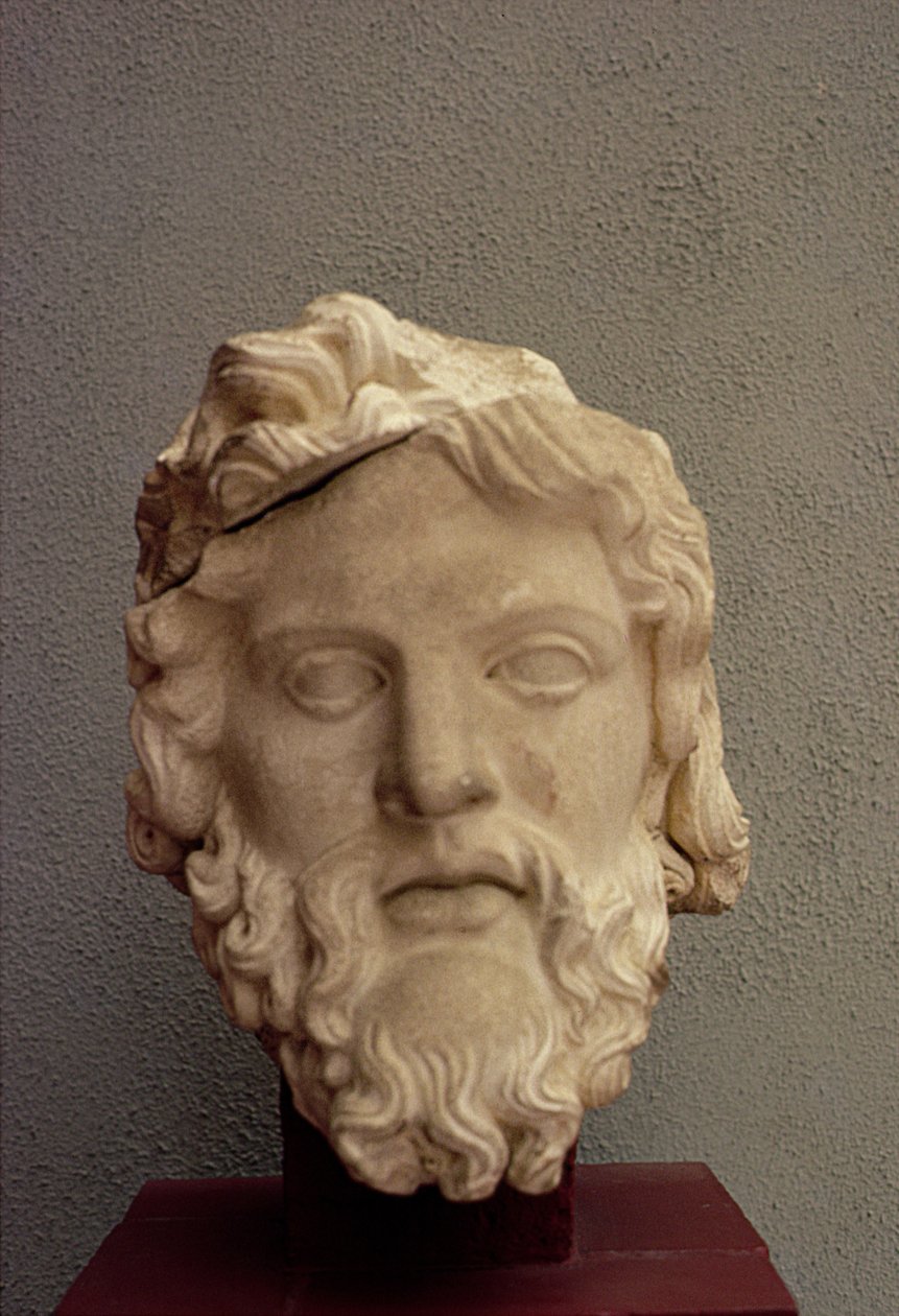 Zeusz, i.sz. 69-96 (márvány) alkotó: Roman