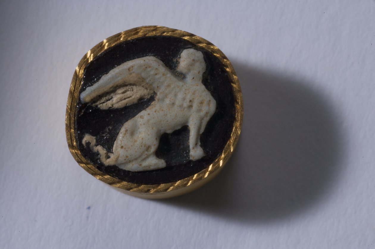 Szfinx kameója (üveg) alkotó: Roman Imperial Period