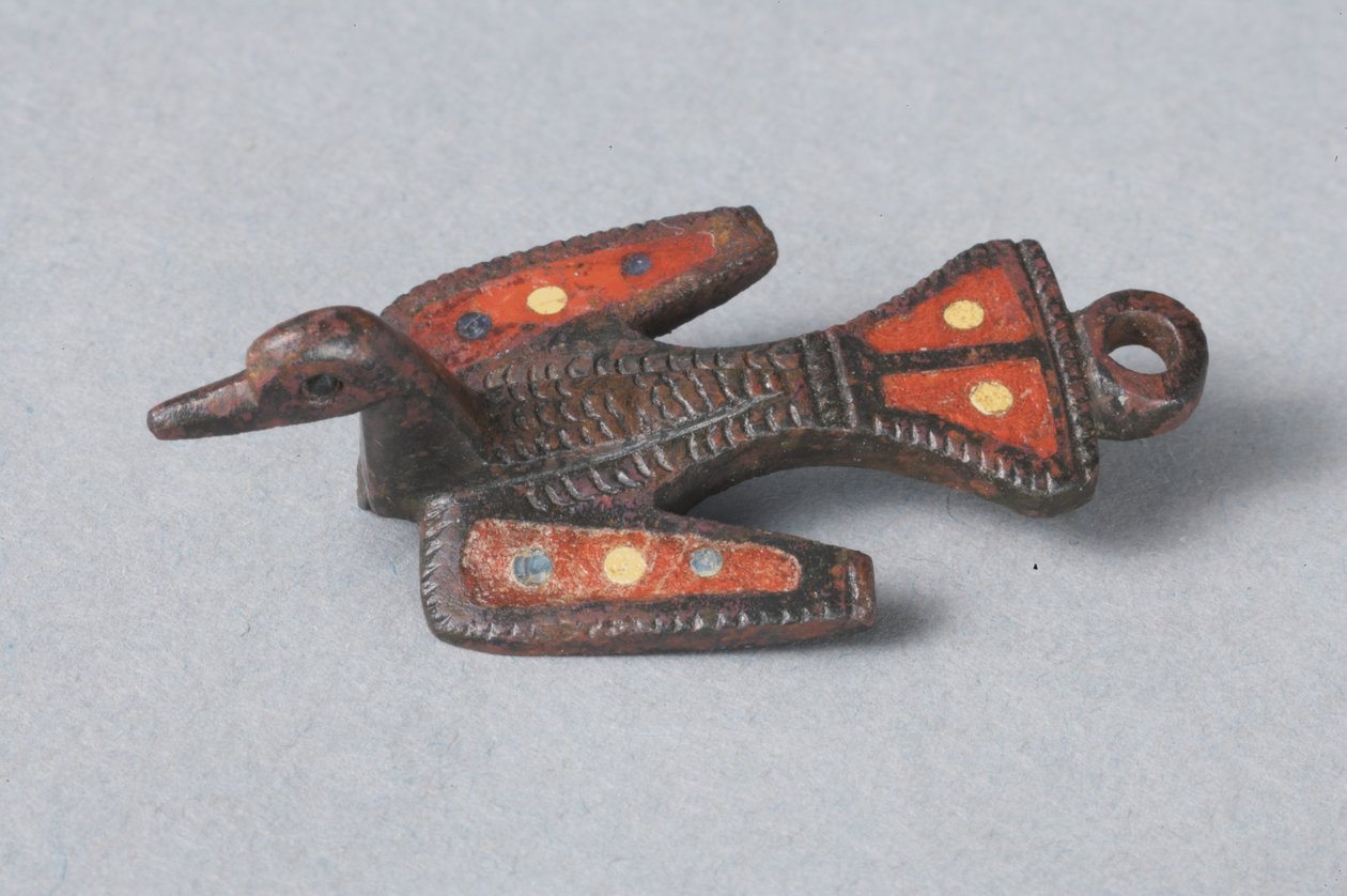 Gallo-Romano zoomorf madárfibula (bronz és zománc) alkotó: Roman Imperial Period