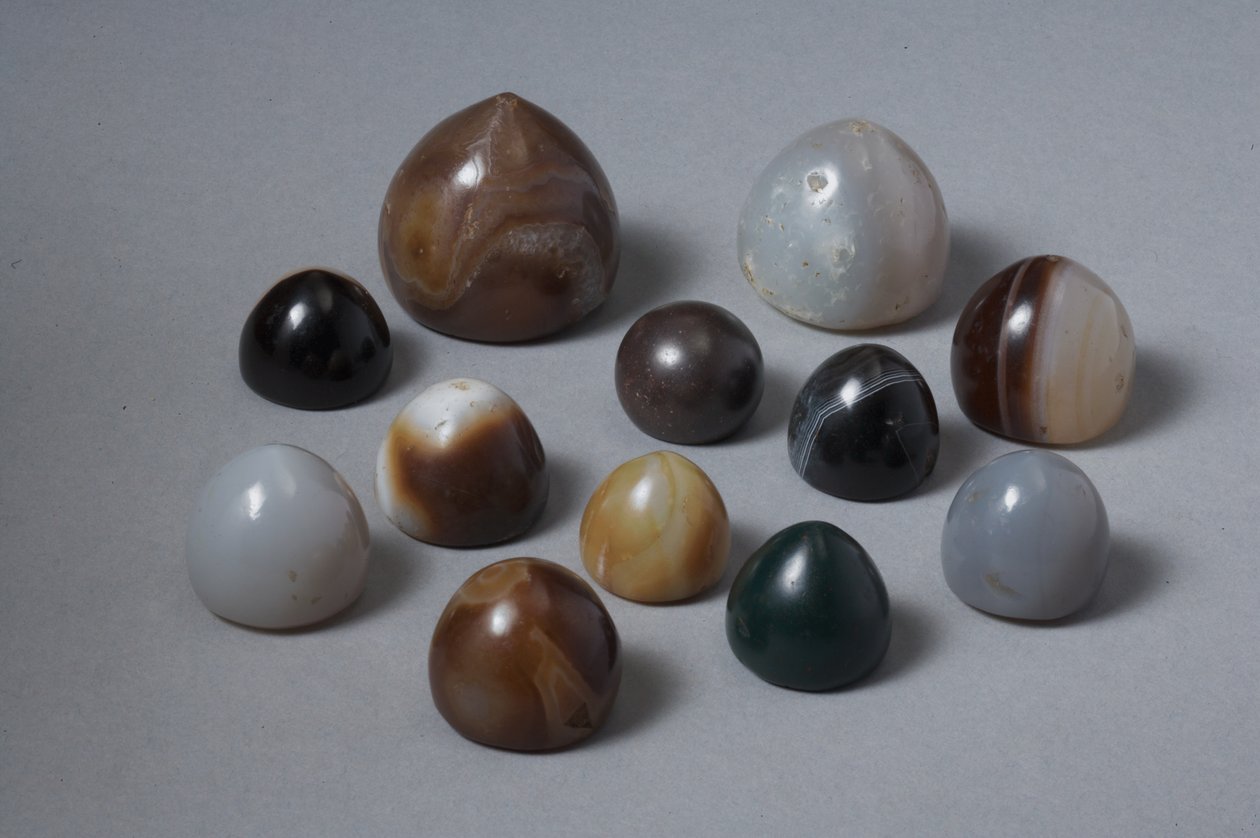 Játékdarabok (hardstone) alkotó: Roman Imperial Period