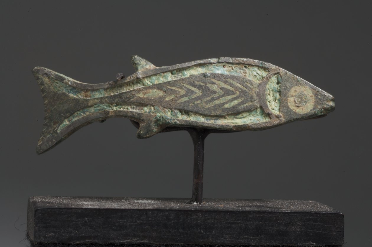 Római-brit hal fibulája (bronz) alkotó: Roman Imperial Period