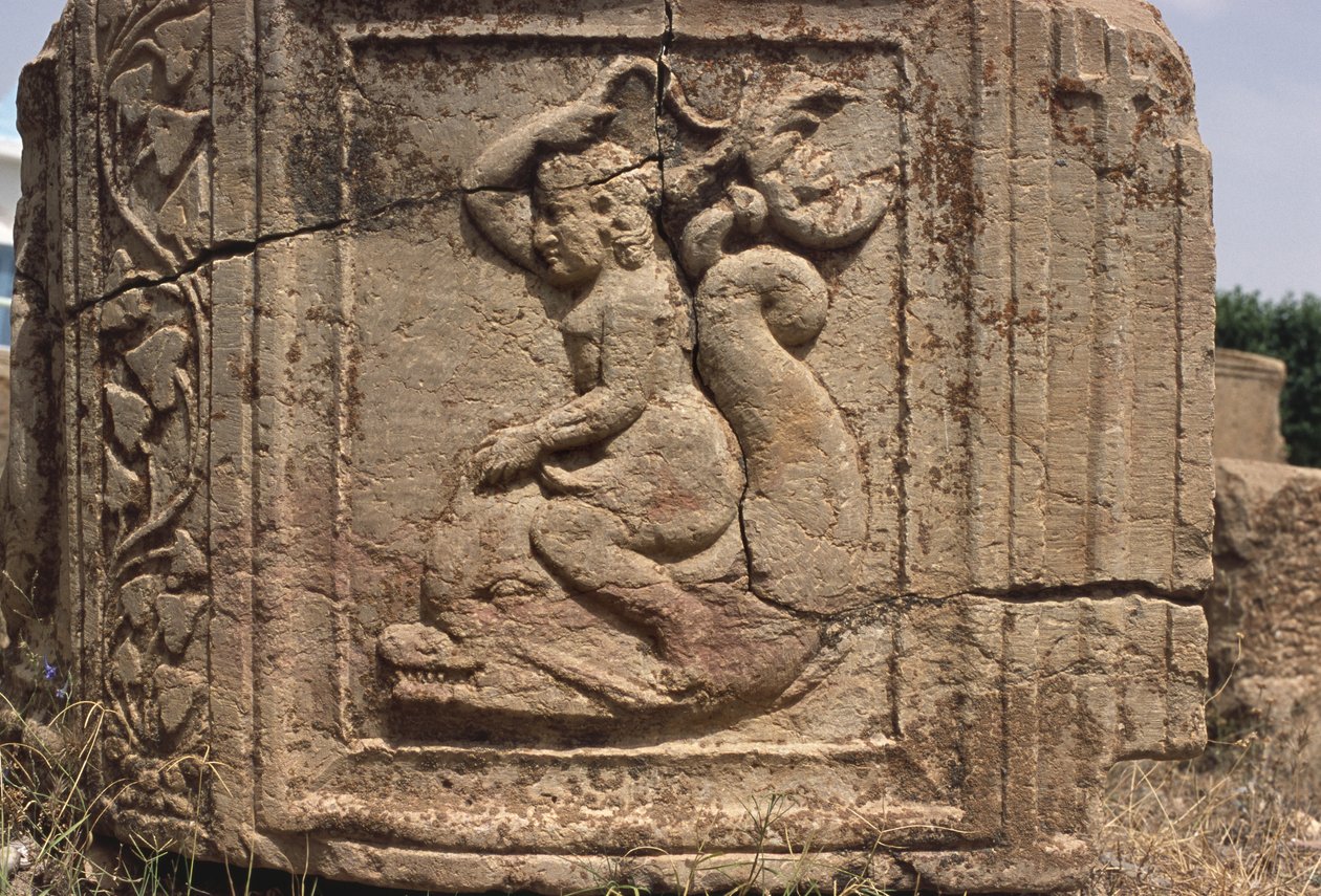Delfin lovagló vízi nimfa alkotó: Roman Imperial Period