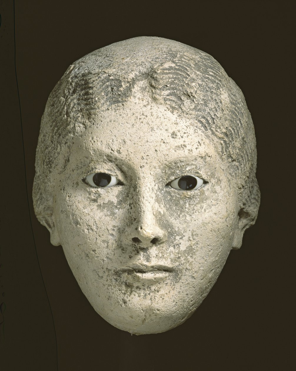Női fejminta, Kr.u. 2. vagy 3. századi (gipsz) (lásd még: 270972-974) alkotó: Roman Period Egyptian