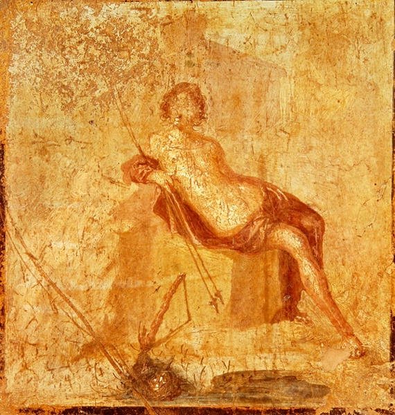 Nárcisz, Pompejiből, Kr.e. 1. század – i.sz. 79 alkotó: Roman Roman