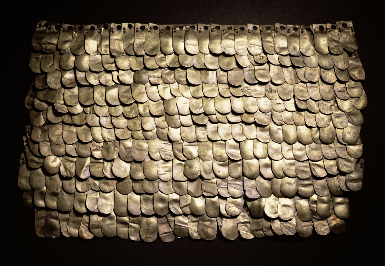 Méretpáncél, a római Newstead-i lelőhelyről, Melrose-ból (rézötvözet) alkotó: Roman Roman