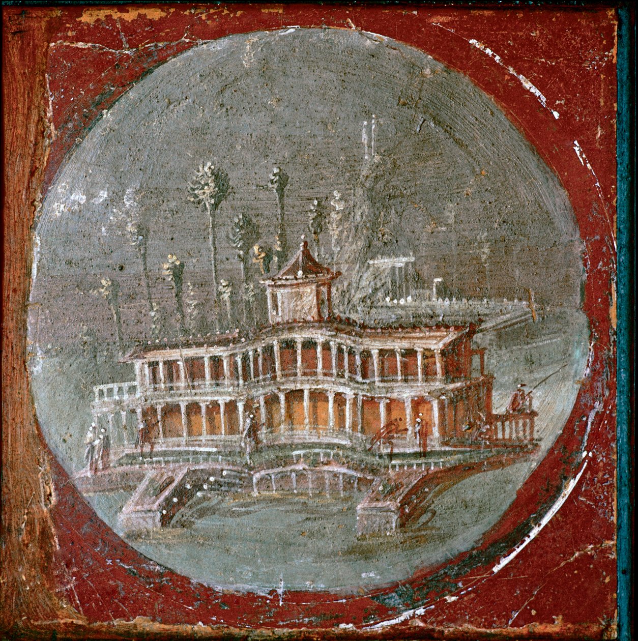 Villa Stabiae-ban (friss) alkotó: Roman