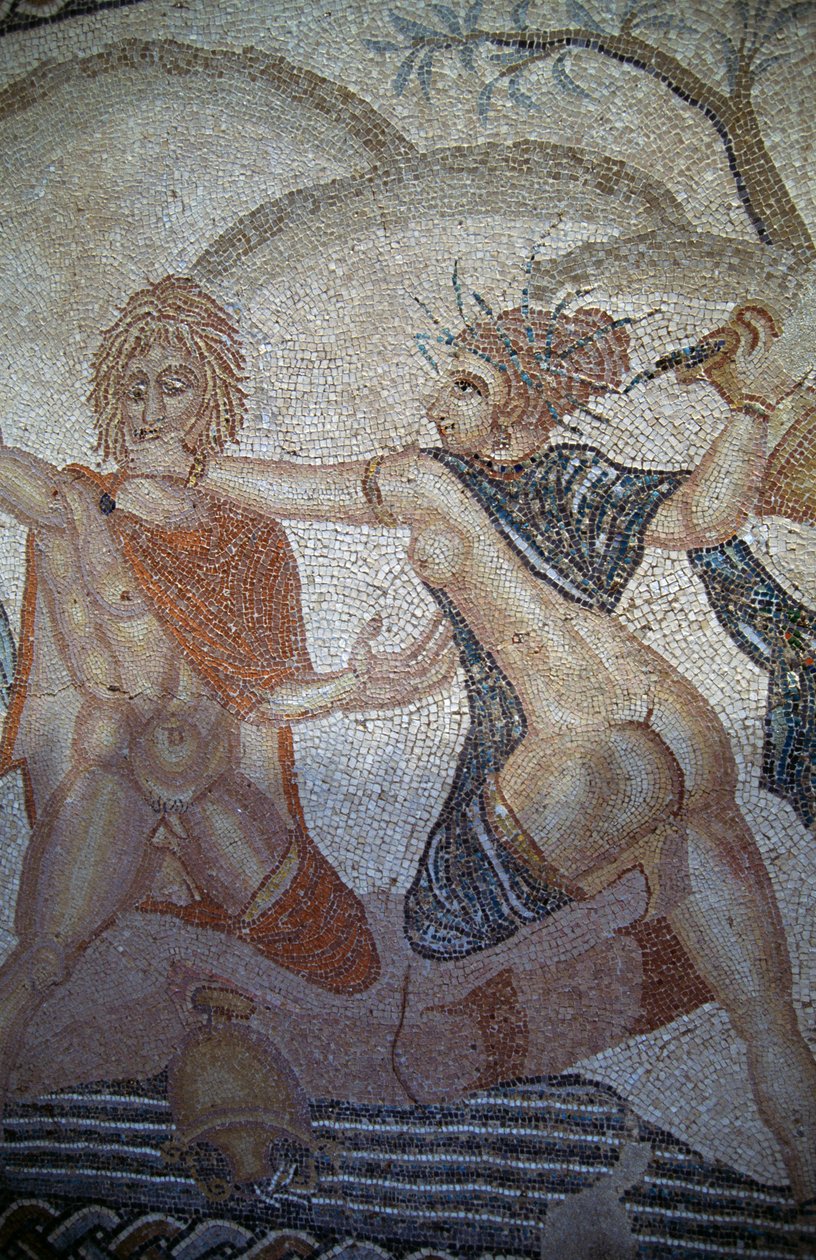 Hylas elrablása nimfák által, mozaik a Vénusz Házában, Volubilis római városában (UNESCO világörökségi lista alkotó: Roman