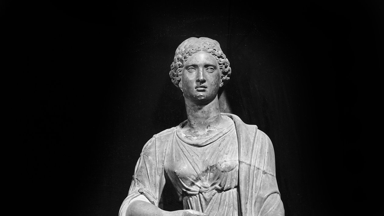Fiatalabb Agrippina (i.sz. 15-59) fiával, Neroval (i.sz. 37-68) (márvány) (f/w fotó) (164899. részlet) alkotó: Roman