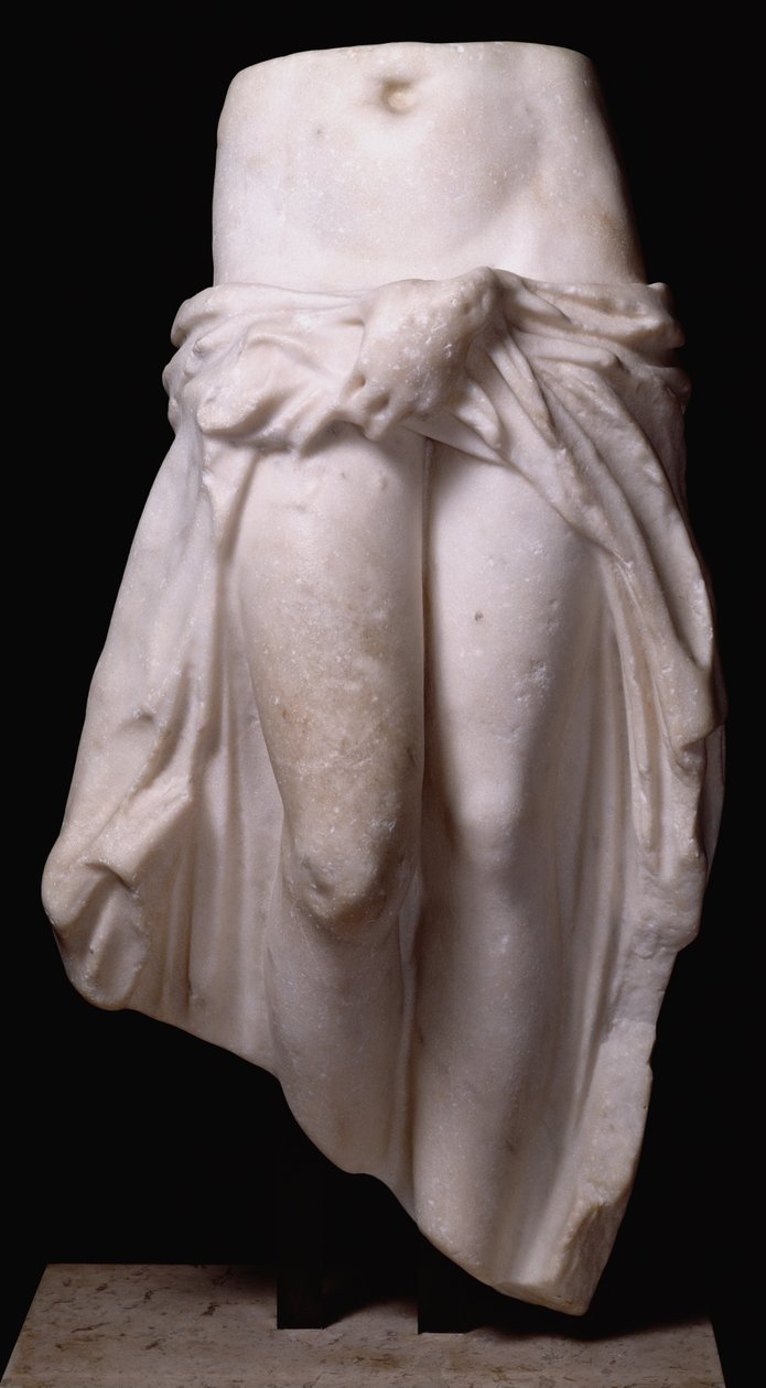 Aphrodité tartja a ruháit, Tripoliból, ie 370-24 (márvány) alkotó: Roman