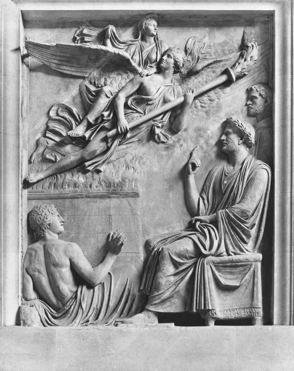 Fiatalabb Fausztina (i.sz. 125-175) apoteózisa, Marcus Aurelius (i.sz. 121-180) felesége alkotó: Roman
