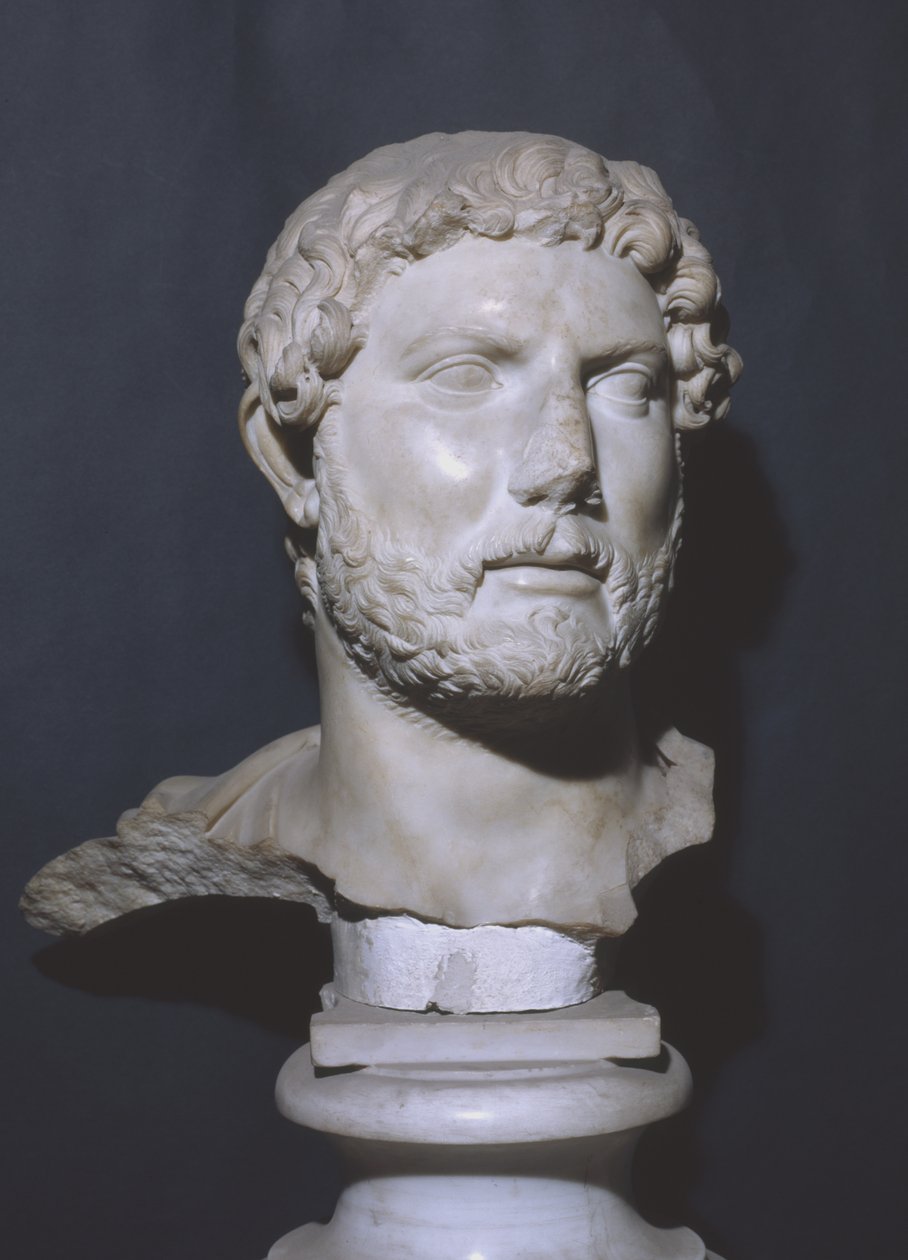 Hadrianus császár mellszobra (márvány) alkotó: Roman