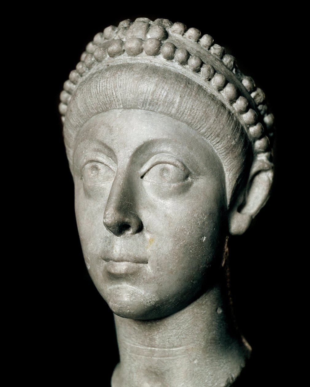Flavius Arcadius kelet-római császár (377-408) mellszobra, Isztambul, Régészeti Múzeum alkotó: Roman