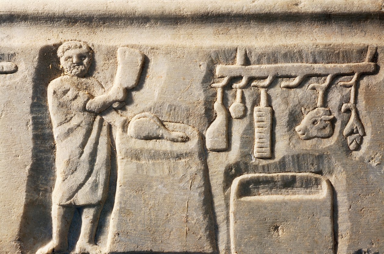 Mészáros, dombormű, római civilizáció alkotó: Roman