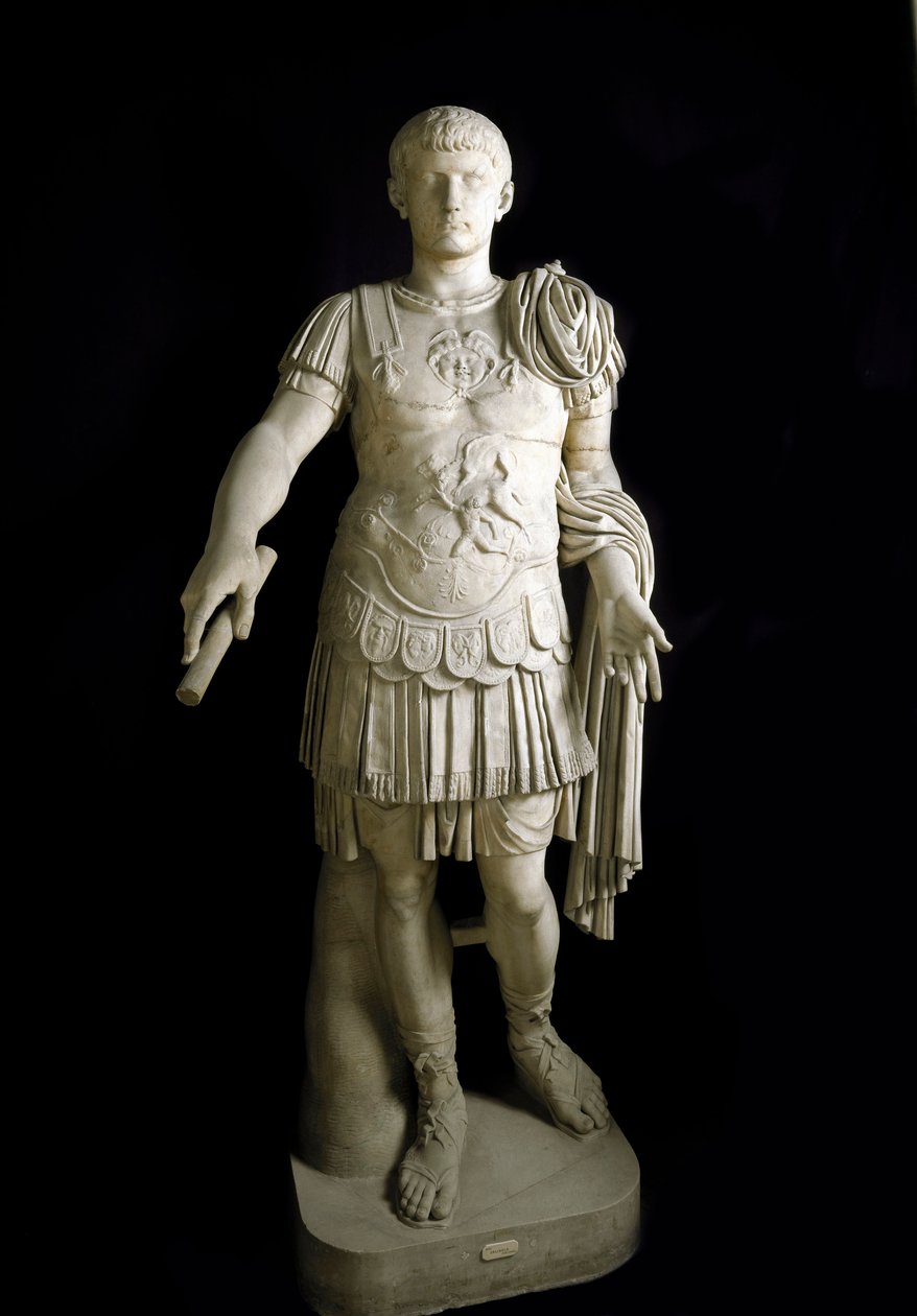 Caius Caesar Germanicus, római császár (márvány) alkotó: Roman