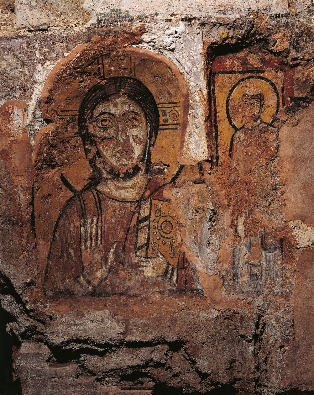 Krisztus és Szent Város (freskó) alkotó: Roman
