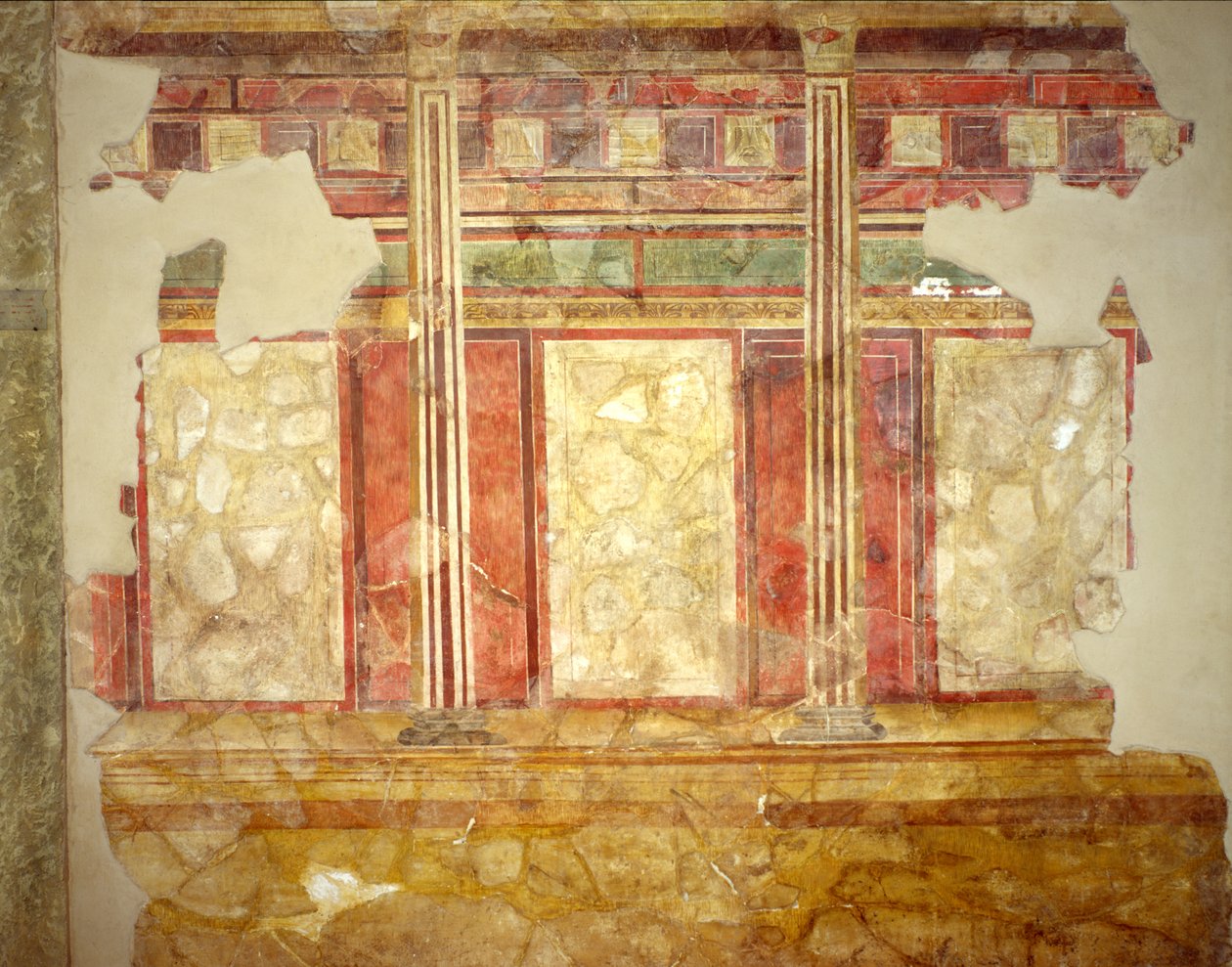 Dekoráció a Scalae Caci-házból, Palatinus-domb, Róma alkotó: Roman