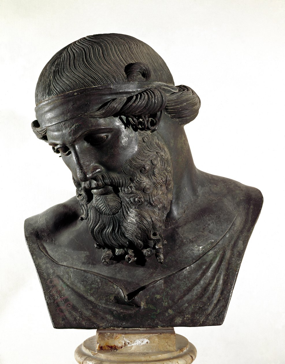 Dionüszosz (vagy Platón vagy dionüszoszi pap) (bronz mellszobor alkotó: Roman