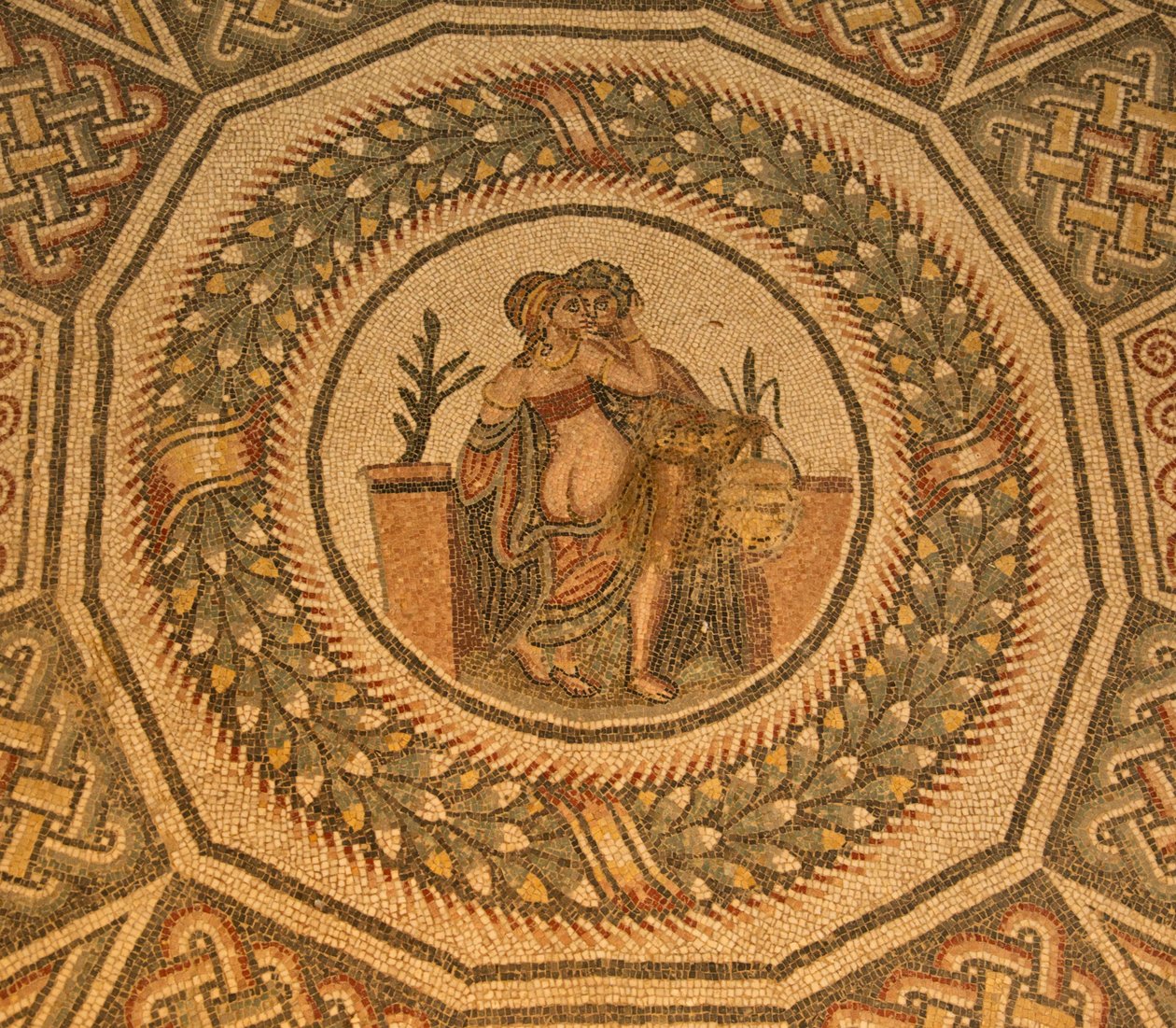 Erotikus padlómozaik, Villa Romana del Casale, Piazza Armerina, Szicília, Olaszország (fotó) alkotó: Roman