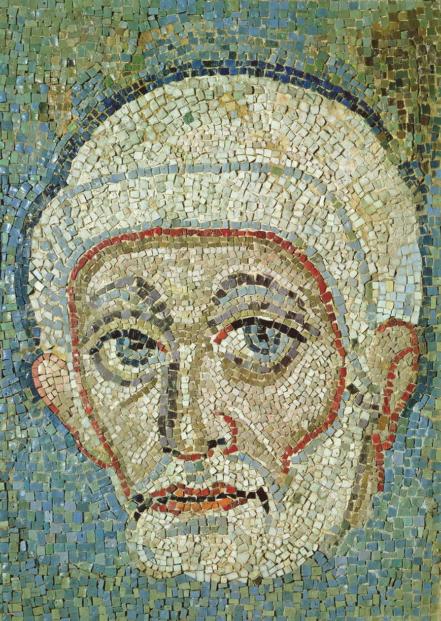fej (mozaik) alkotó: Roman