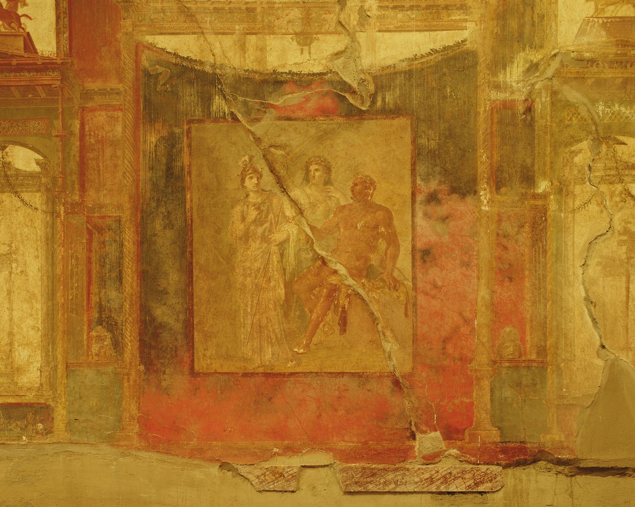 Hercules Juno és Minerva között, Az Augustales Kollégiuma alkotó: Roman