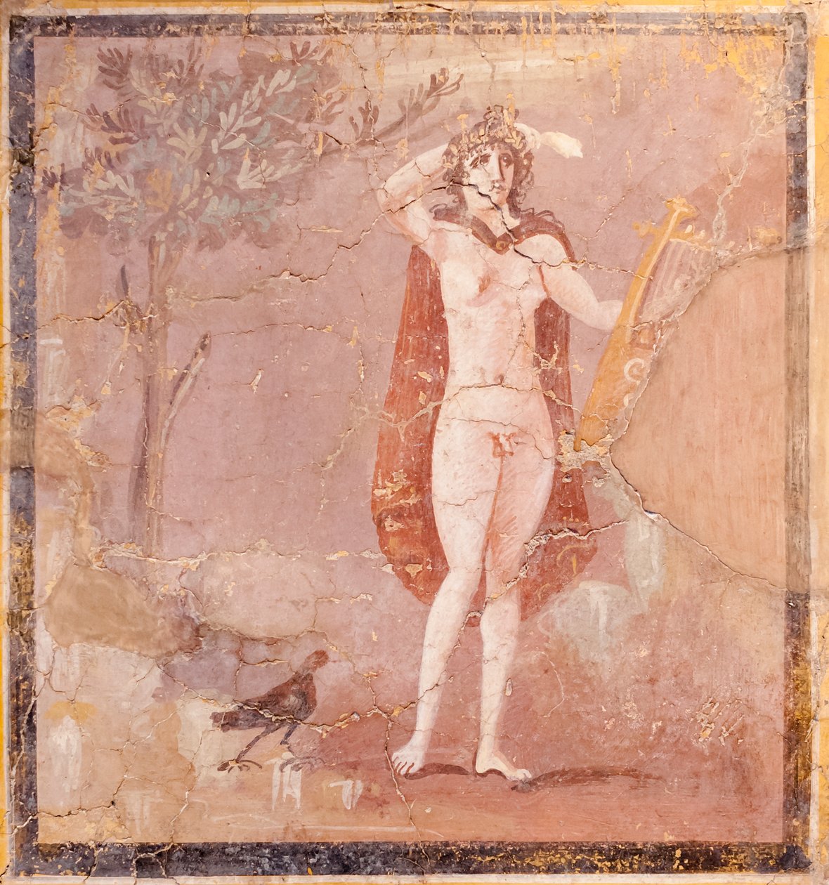 Hermaphroditus, töredék (freskó) alkotó: Roman