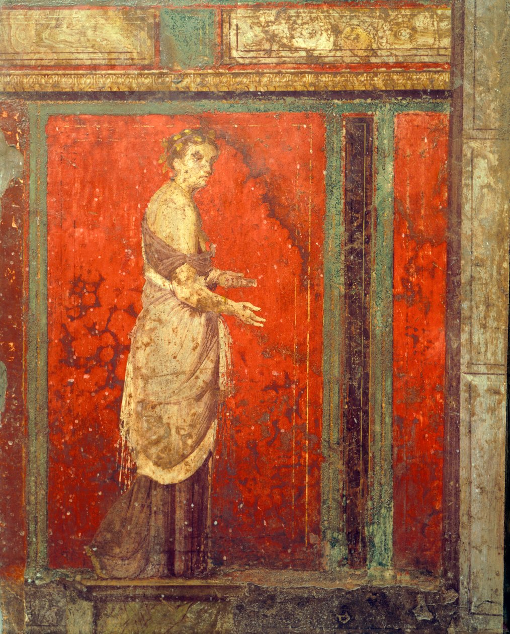 Dionüszosz-kultusz beavatási rítusai, a Villa Dei Misteri freskója alkotó: Roman