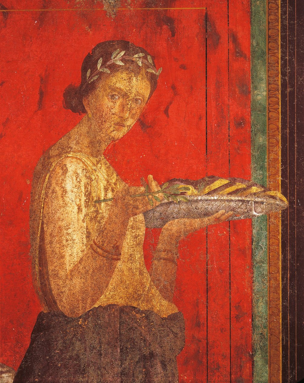 Dionüszosz-kultusz beavatási rítusai, a Villa Dei Misteri freskója alkotó: Roman