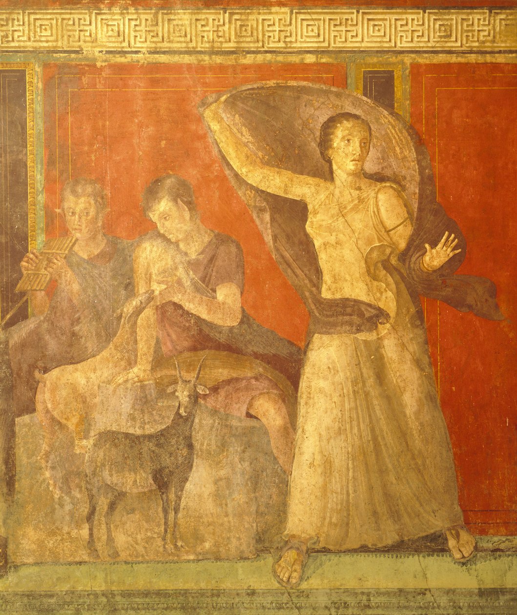 Dionüszosz-kultusz beavatási rítusai, a Villa Dei Misteri freskója alkotó: Roman